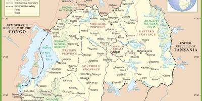 Ruandi mapu lokacija